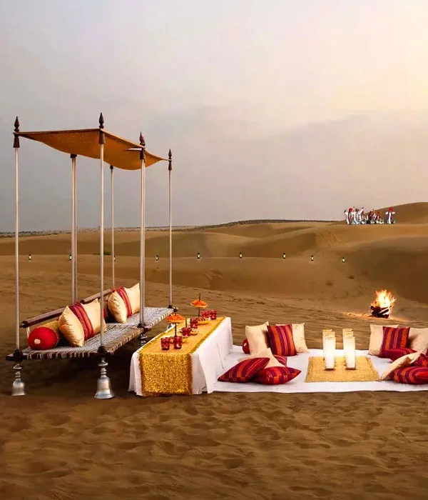 Dinner on Dunes Jaisalmer